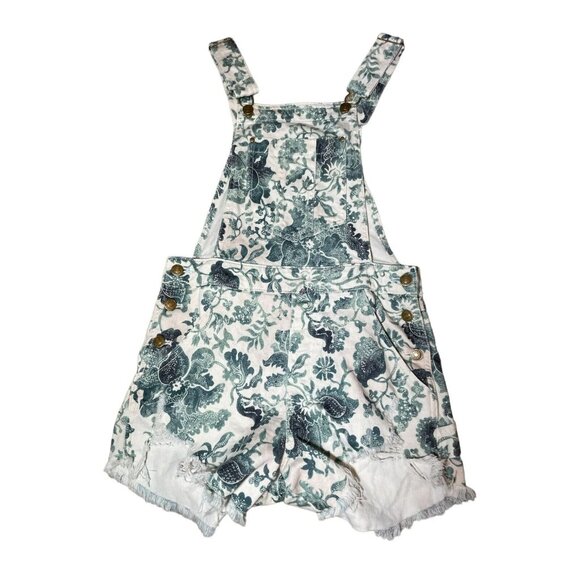 Anthropologie Denim - Anthropologie Pilcro Multicolor Womens Overall Denim Cut Off  Shorts Size 27